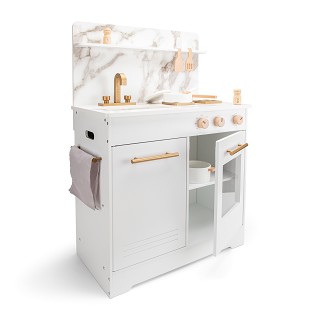Kitchenette - white with marble print
